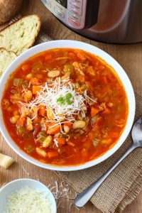 Instant Pot Minestrone Soup -Better Than Your Favorite Italian Restaurant