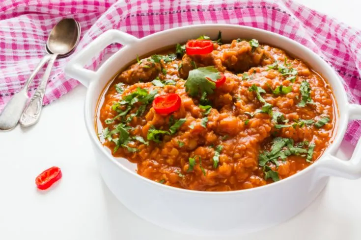 slow cooker lentil chili