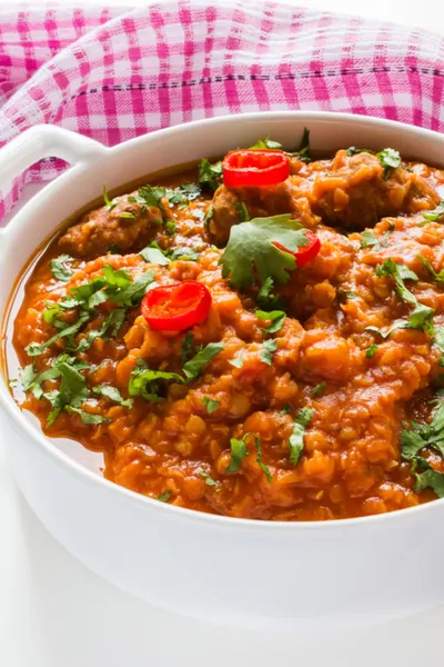 slow cooker lentil chili