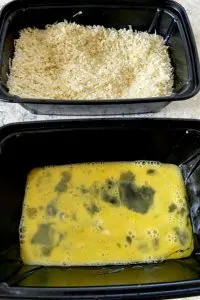 Chicken Parmesan breading station