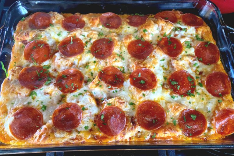 Bubble Up Pizza Casserole A Quick, 5 Ingredient Dinner Recipe