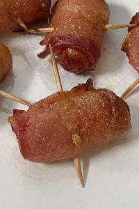 Candied Bacon Wrapped Smokies - A Great New Year's Eve Appetizer