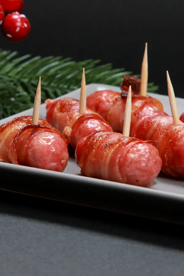 candied bacon wrapped smokies