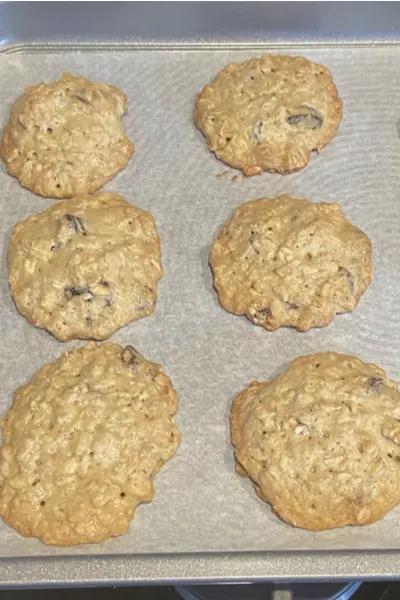 baked oatmeal cookies 