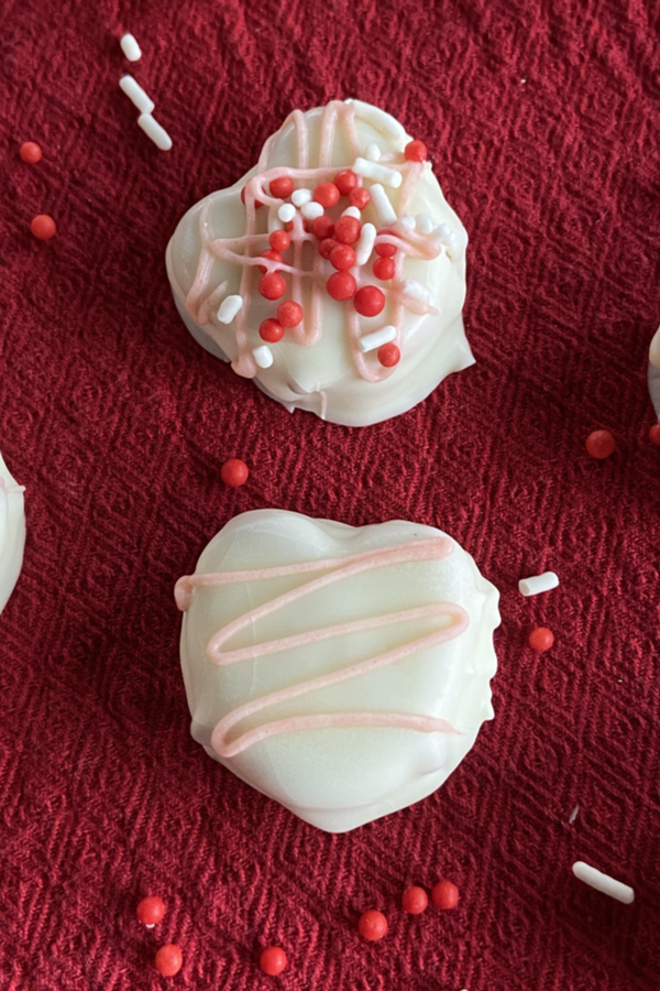 Peanut Butter Pretzel Heart Candy