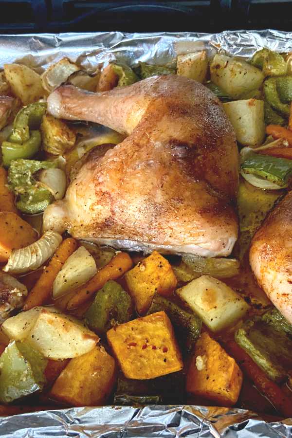 sheet pan chicken and vegetables 
