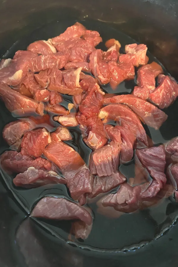 slices of top round steak 