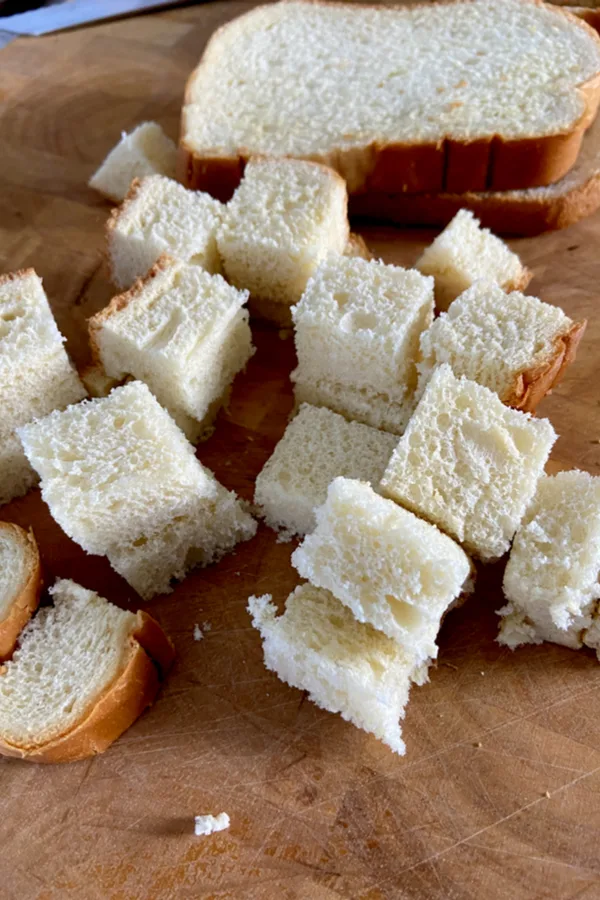 cubed bread