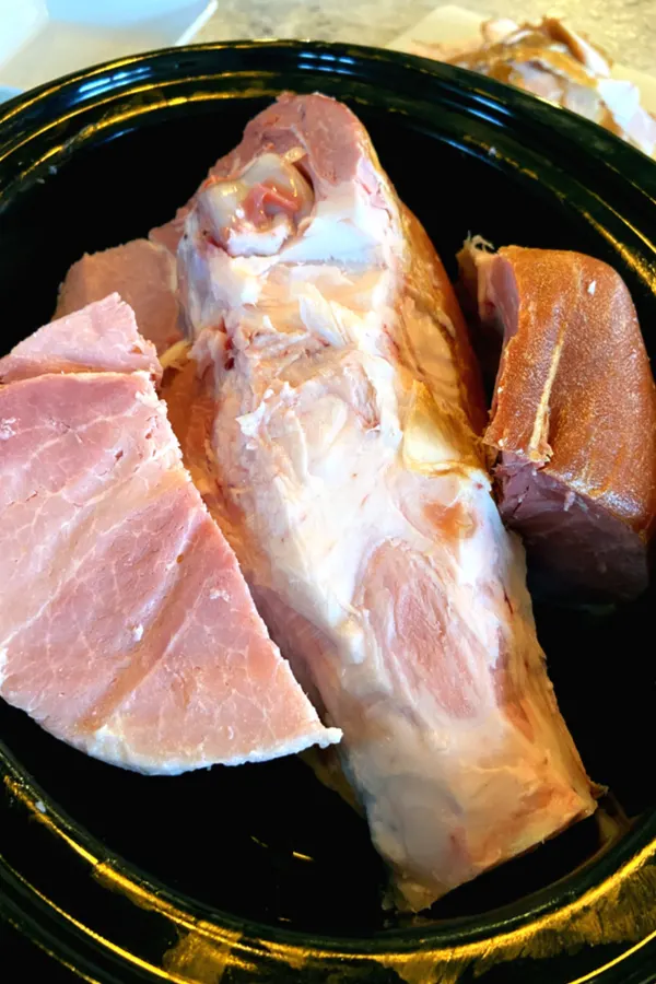 cut a large ham 