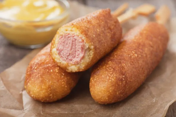 frozen corn dog in air fryer