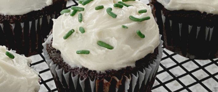 Guinness Cupcakes With Baileys Irish Cream Frosting Recipe guinness cupcakes