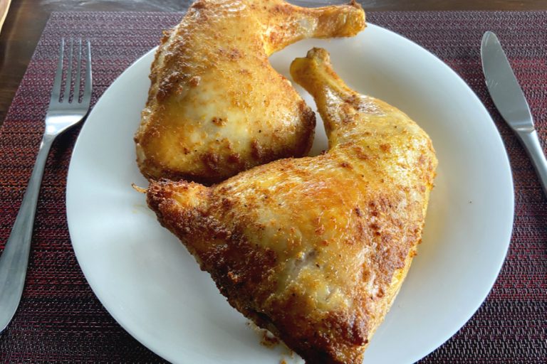 Air Fryer Chicken Leg Quarters An Easy Chicken Dinner Recipe