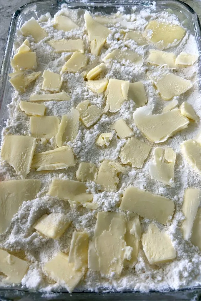 butter on cake mix