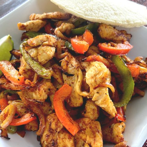 air-fryer-chicken-fajitas