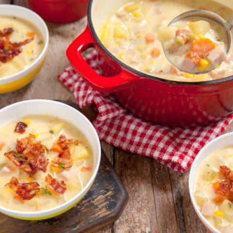ham and corn chowder