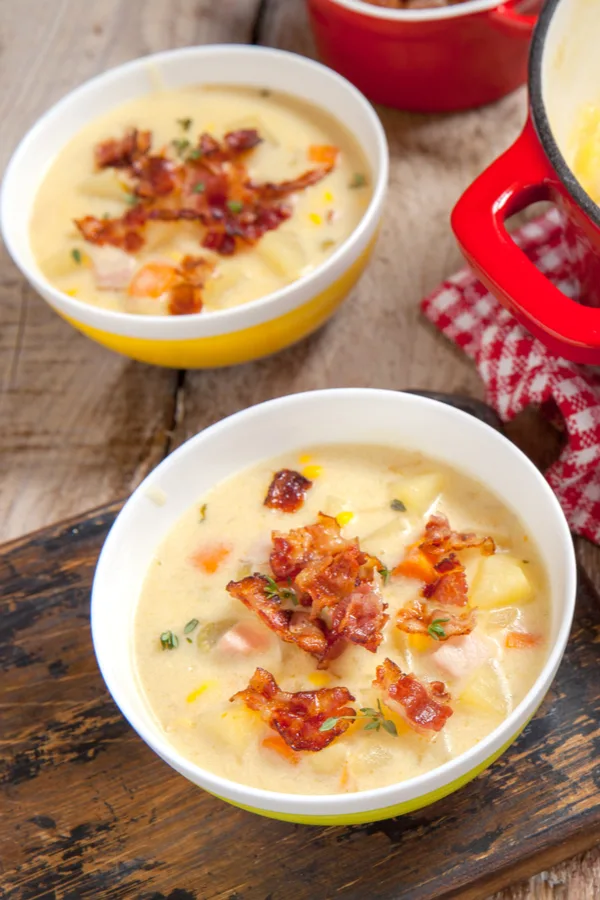 ham and corn chowder
