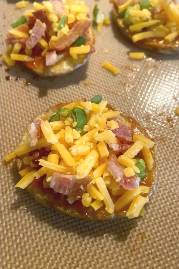 loaded baked potato rounds toppings