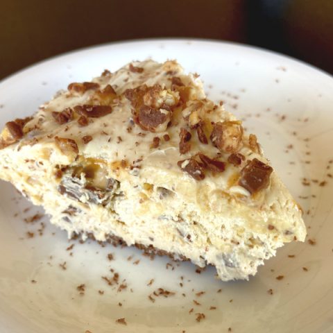 no bake snickers cheesecake