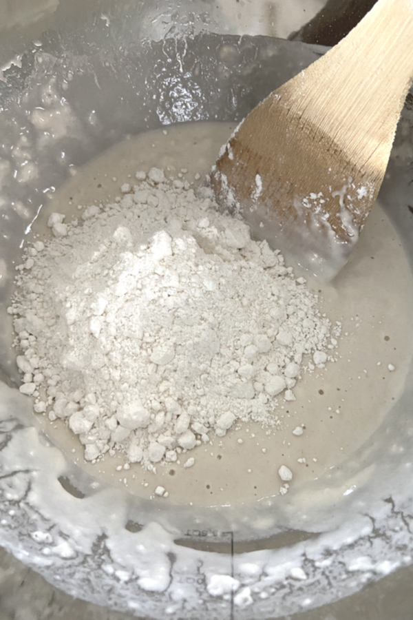 water and flour mixture