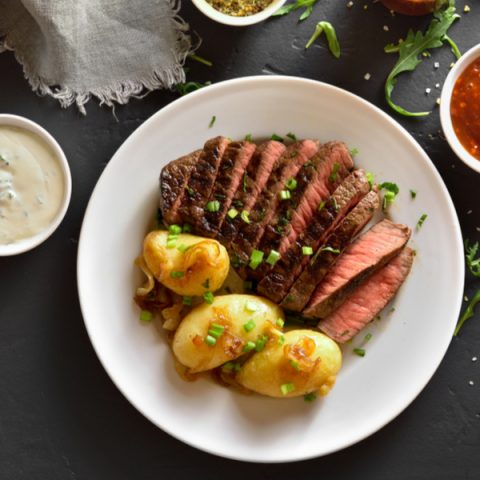 steak in an air fryer