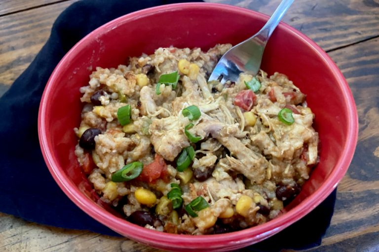 instant pot chicken burrito bowl