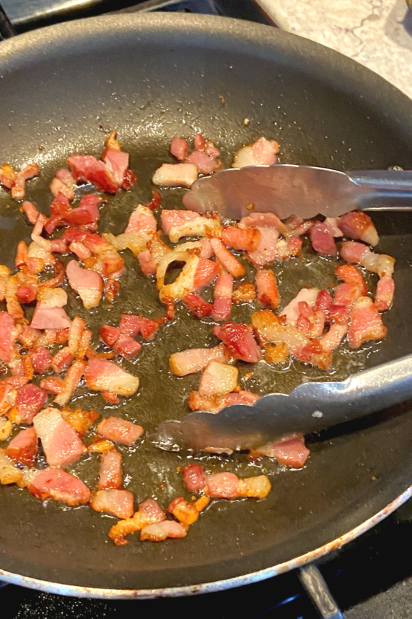 crispy bacon pieces