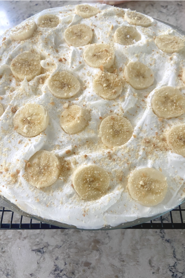 banana cream ice cream pie 