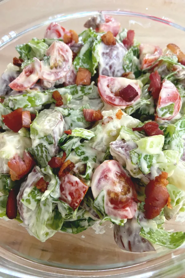 memorial day side dish blt potato salad 