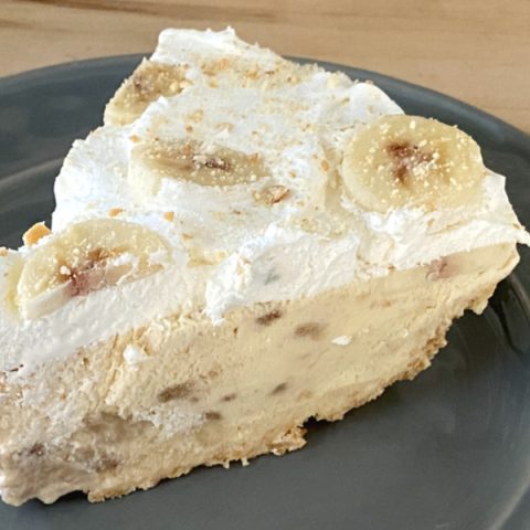 banana cream ice cream pie