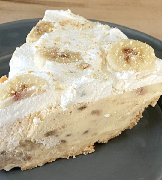 banana cream ice cream pie
