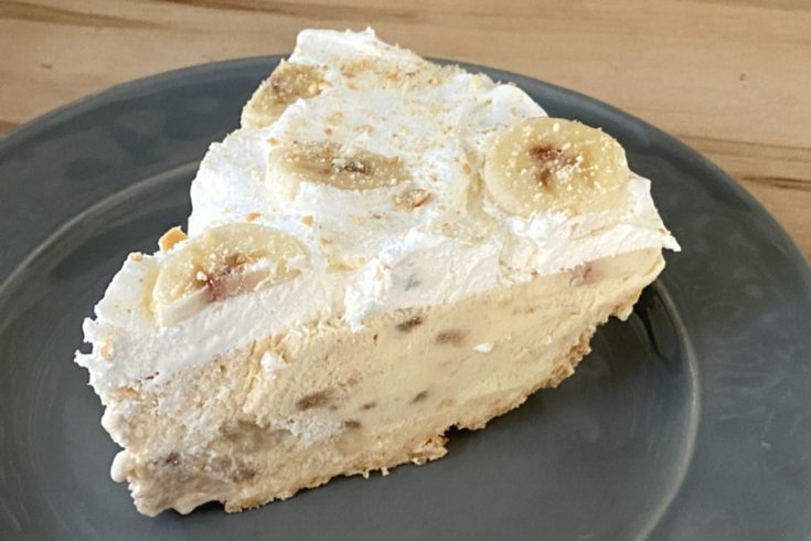 banana cream ice cream pie