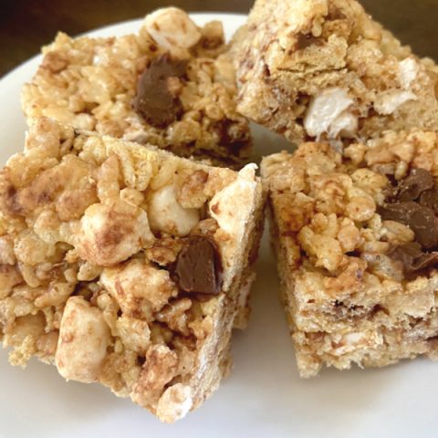 S'mores Rice Krispies Bars