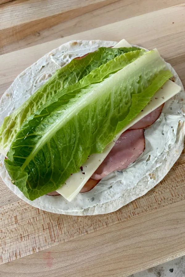 ham cheese and lettuce