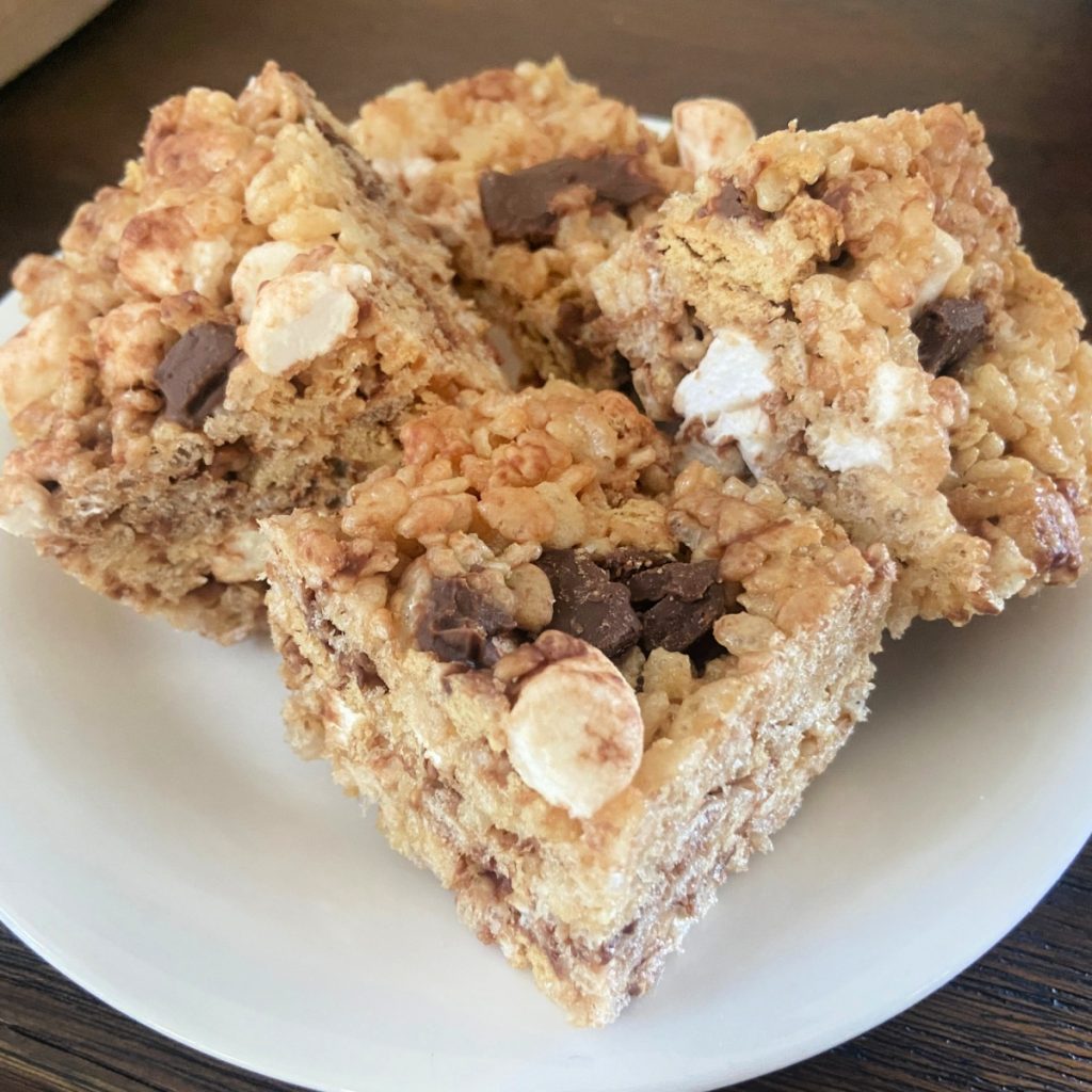 S'mores Rice Krispie treats