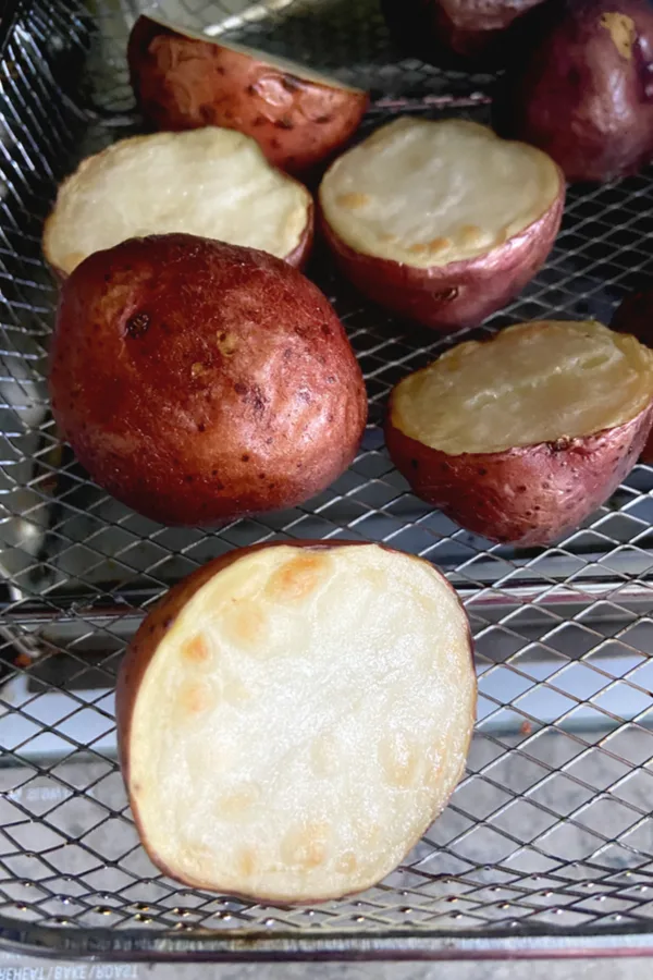 cooked potatoes 
