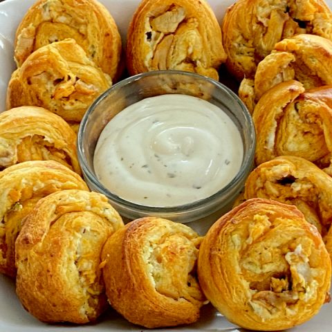 buffalo chicken pinwheels