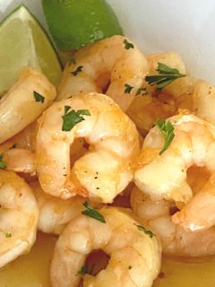 garlic honey lime shrimp