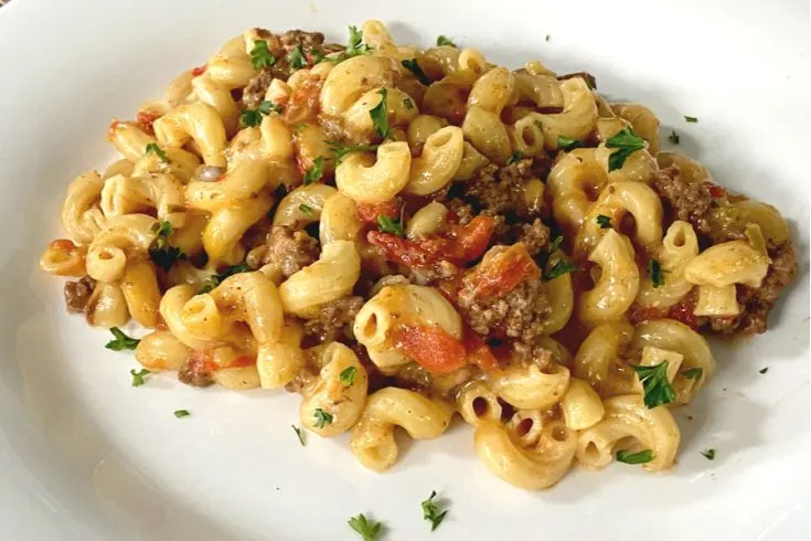 instant pot cheesy taco pasta