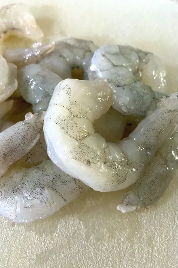 peeled and deveined shrimp