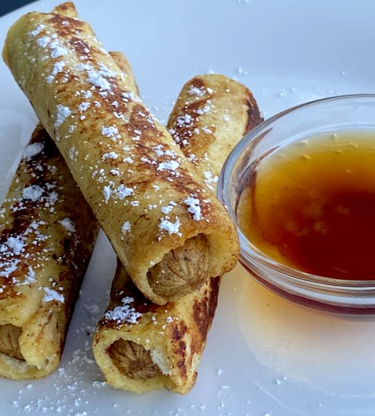 french toast sausage roll up