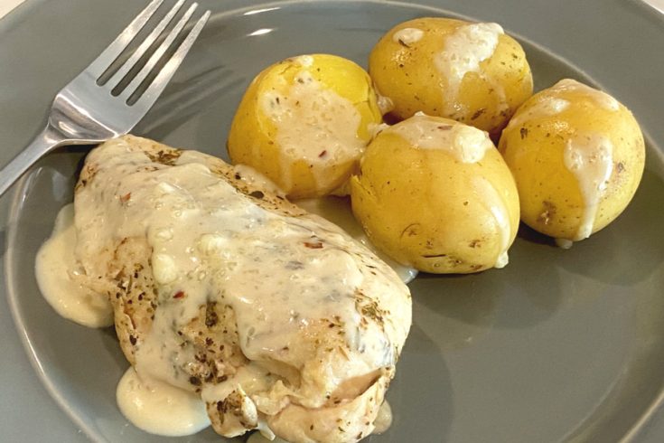 Crock Pot Creamy Ranch Chicken and Potatoes