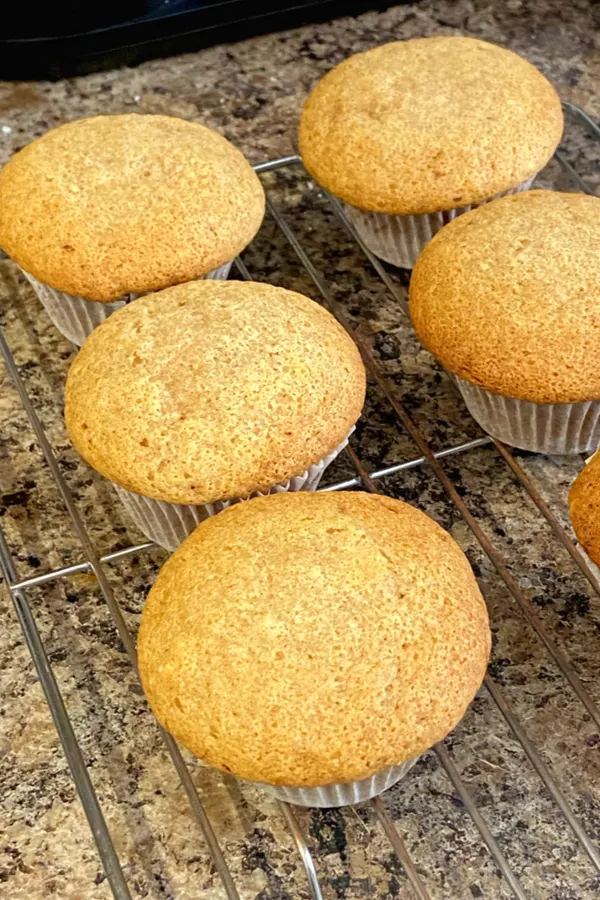 muffins on a cooling rack 