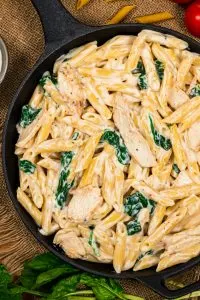 spinach chicken alfredo