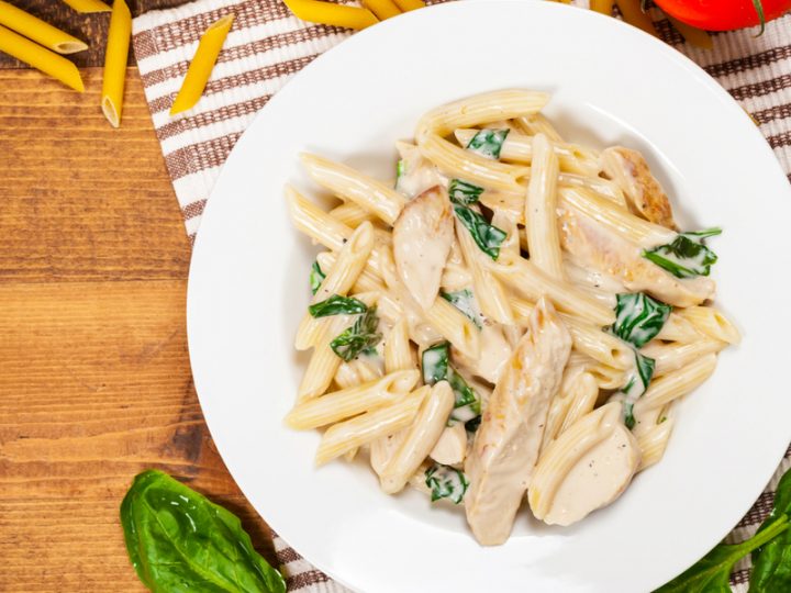 Easy Chicken Alfredo Recipe With Penne Pasta