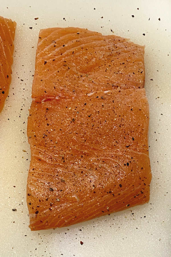 seasoned salmon