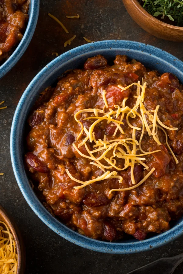 bowl of pumpkin chili