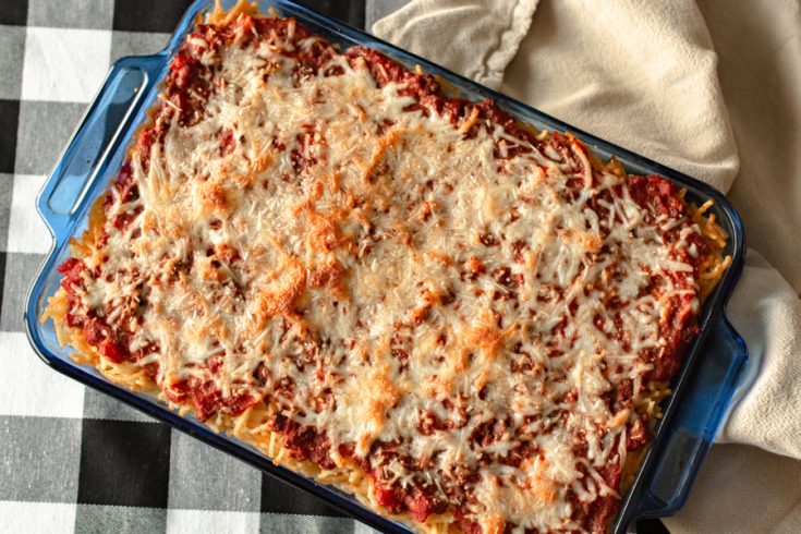 baked spaghetti casserole