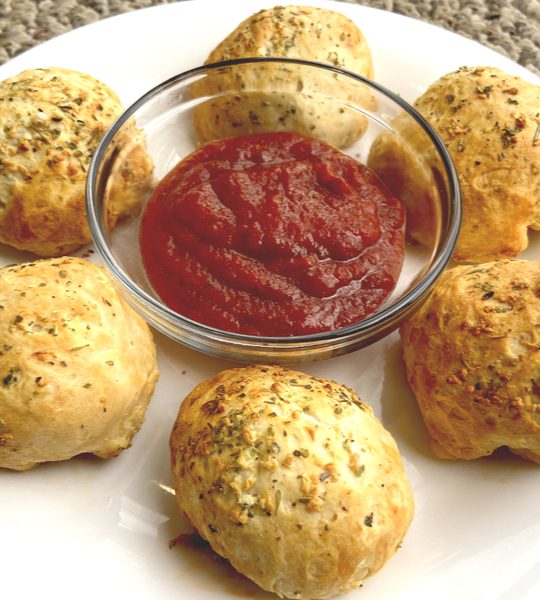 air fryer pizza bombs
