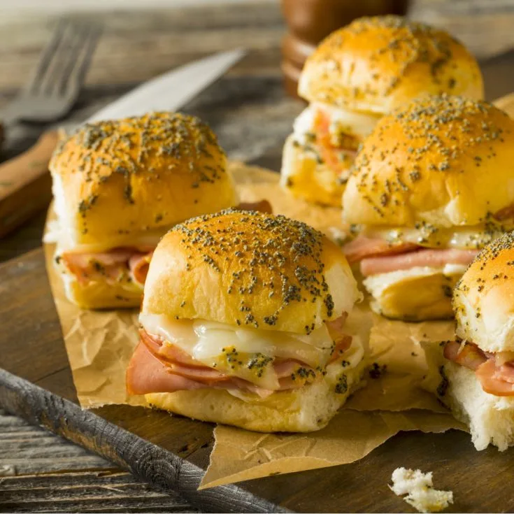 ham and cheese sliders