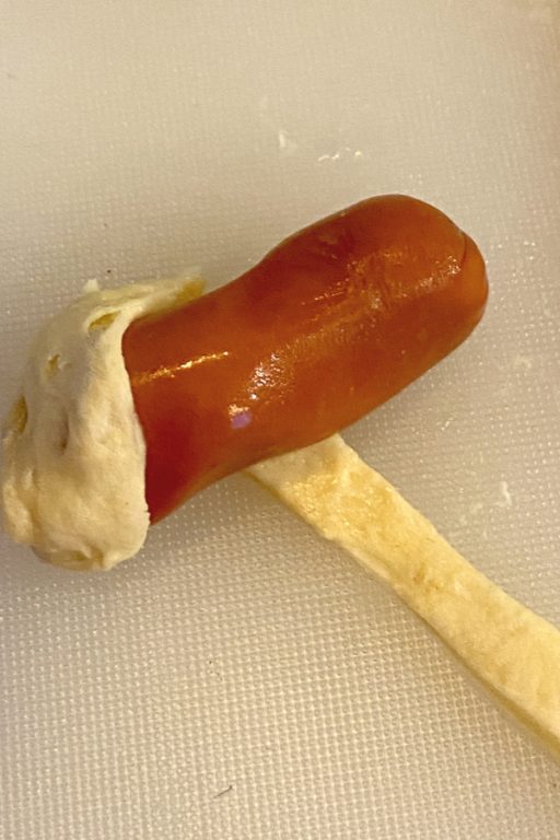 Mini Hot Dog Mummies With Honey Mustard Dip